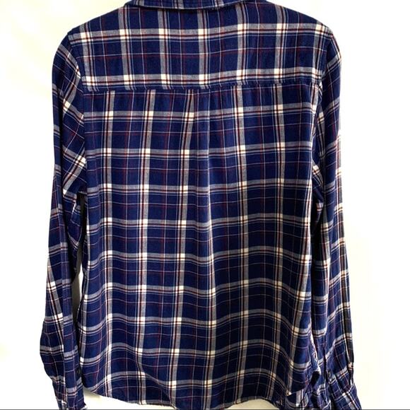 Forever 21 Country Plaid Flannel Button Down Shirt Cotton Medium - Picture 6 of 10